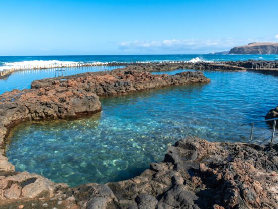 Las Salinas de Agaete in the sunshine